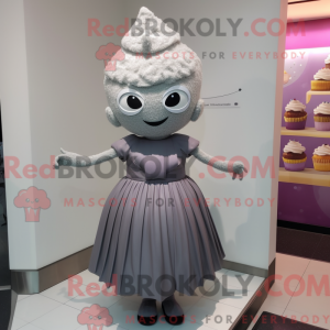 Mascot character of a Gray...
