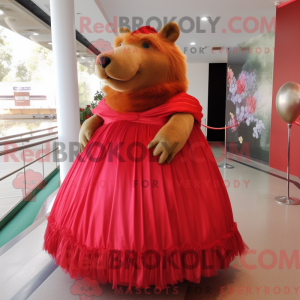 Mascot character of a Red...