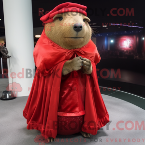 Mascot character of a Red...
