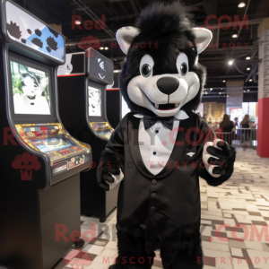 Mascot character of a Black...