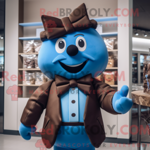 Mascot character of a Blue...