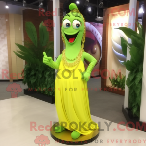 Mascot character of a Lime...