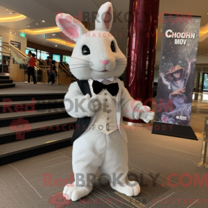 Mascot character of a White...