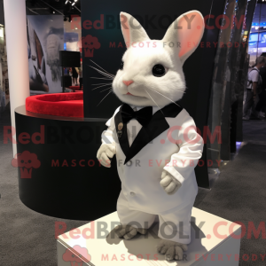 Mascot character of a White...
