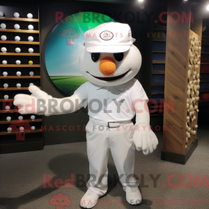 Mascot character of a White...