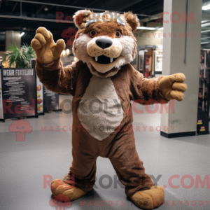 Mascottefiguur van een...