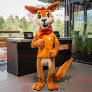 Maskot karaktär av en...