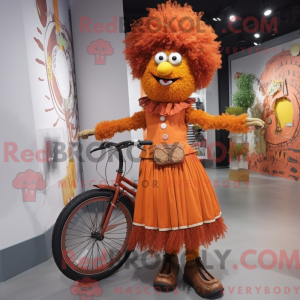 Mascottefiguur van een...
