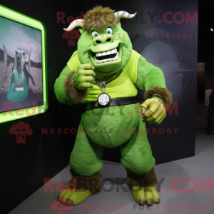 Mascot karakter van een...