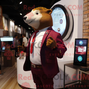 Mascot karakter van een...