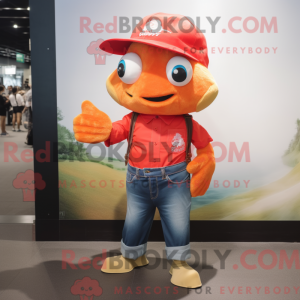 Mascot karakter van een...