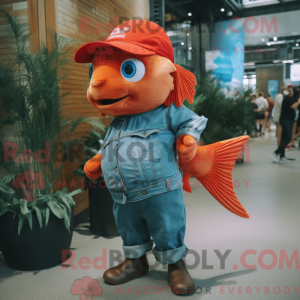 Mascot character of a Red...