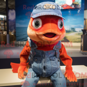 Mascot karakter van een...