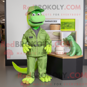 Mascot karakter van een...