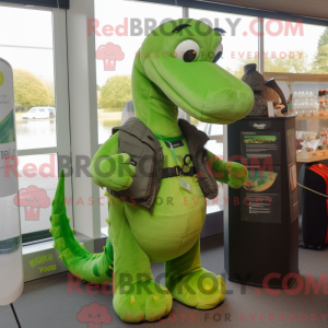 Mascot karakter van een...