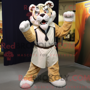 Mascottefiguur van een...