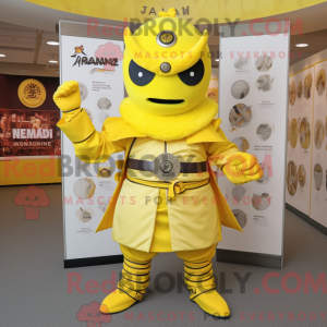 Mascottefiguur van een...