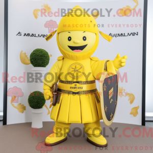 Mascottefiguur van een...