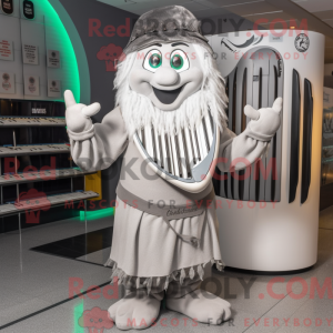 Mascot character of a Gray...