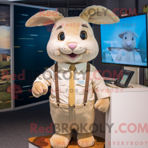 Mascottefiguur van een...