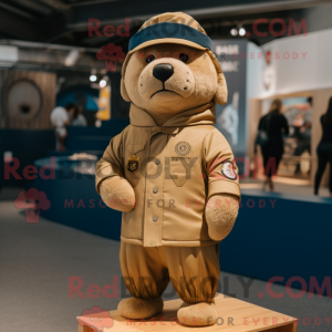 Mascot character of a Gold...