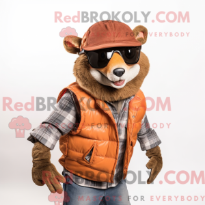 Mascot character of a Rust...