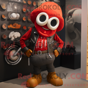 Mascot character of a Red...