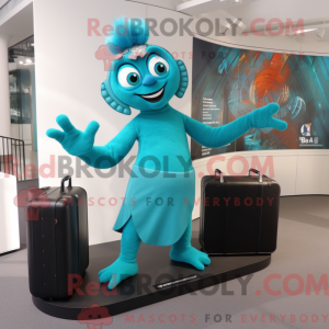 Mascot karakter van een...