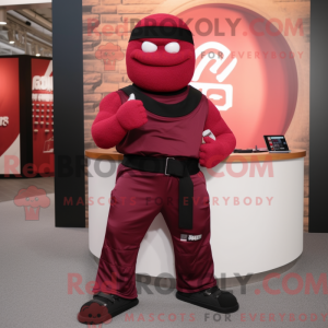 Mascot karakter van een...