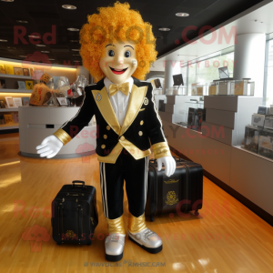 Guld irske dansesko maskot...