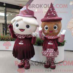 Mascot karakter van een...