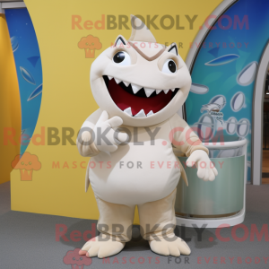 Mascot character of a Cream...