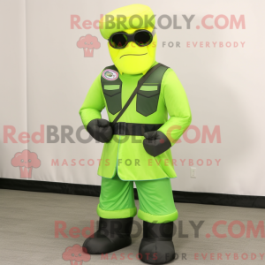 Mascot karakter van een...