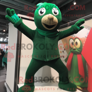 Mascottefiguur van een...