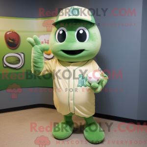 Mascot character of a Green...