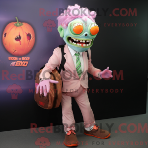 Mascot character of a Peach...
