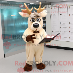 Mascottefiguur van een...
