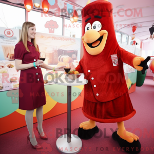 Mascot karakter van een...