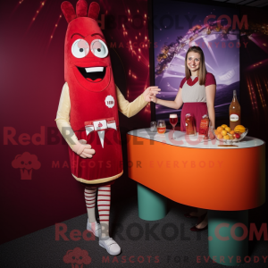 Mascot karakter van een...