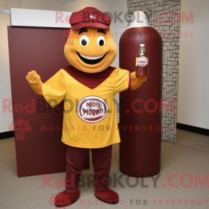 Mascottekarakter van een...