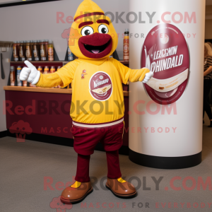 Mascottekarakter van een...
