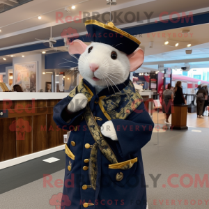 Mascot character of a Navy...