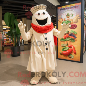 Mascottefiguur van een...