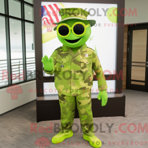Mascot character of a Lime...