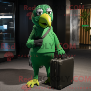 Mascot character of a Green...