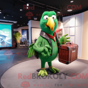 Mascot character of a Green...