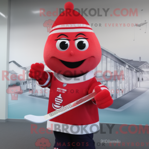 Mascot character of a Red...