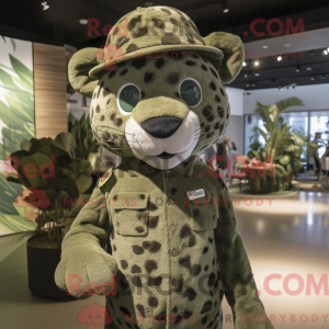 Mascot character of a Olive...