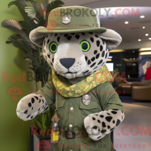 Mascot character of a Olive...
