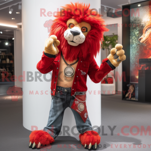 Personnage mascotte d un...